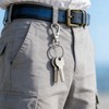 SENJEOK 100 Pcs Swivel Lobster Clasps, 50 Pcs Key Chain