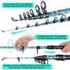 Sougayilang Fishing Rod and Reel Combos Carbon Fiber Telescopic Fishing
