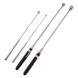 Toolzilla Magnetic Pickup Tool Set of 4 - Telescopic Magnetic Pickup Tool - Extendable Magnetic - Telescopic Magnet Stick Grabber Wand- Garage and Mechanic Equipment Tools