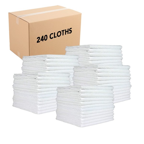 Arkwright Microfiber Cleaning Cloths - (Bulk Case of 240) Lint