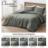 Chezmoi Collection Cliff 3-Piece Lightweight Cooling Comforter Set, Oversized King