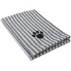 DII Bone Dry Microfiber Pet Bath Towel with Embroidered Paw