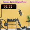Soobest 14.2" Large Display Digital Wall Clock with Date Day