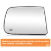 Senzeal Passenger Side Tow Mirror Glass Heated Tow Mirror Replacement