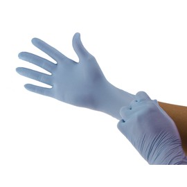 Cranberry CR3556 Crave Nitrile Powder Free Examination Glove, Small, Blue (Pack of 200)