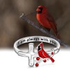 Cardinal Ring Cardinal Appear When Angels Are Near Cross Red