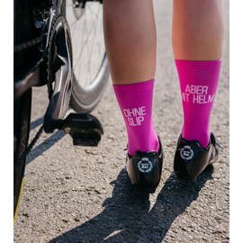 TODO Men's and Women's Cycling Socks Breathable Road Bike Socks Men's Cycling Socks with Motif Also Running Socks, With - without briefs, but with helmet