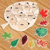 Wooden Leaf Shaped Puzzle Children Party Funny Jigsaw Puzzles Educational