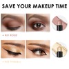 FOCALLURE 2 Pcs Cream Eyeshadow Stick,Brightener Eyeshadow Pencil Crayon,Highlighter Eye