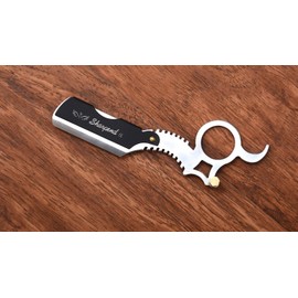 SHARPEND  Barber Cut Throat Straight Razor Beard Shaving Knife Stainless Steel with Blade