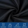 Zdada 72inch Black Round Polyester Tablecloth Wedding Party Restaurant Banquet