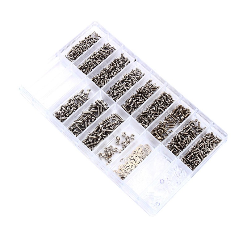 Small Screw Kit, Micro Screws Stainless Steel Small Tiny Screws