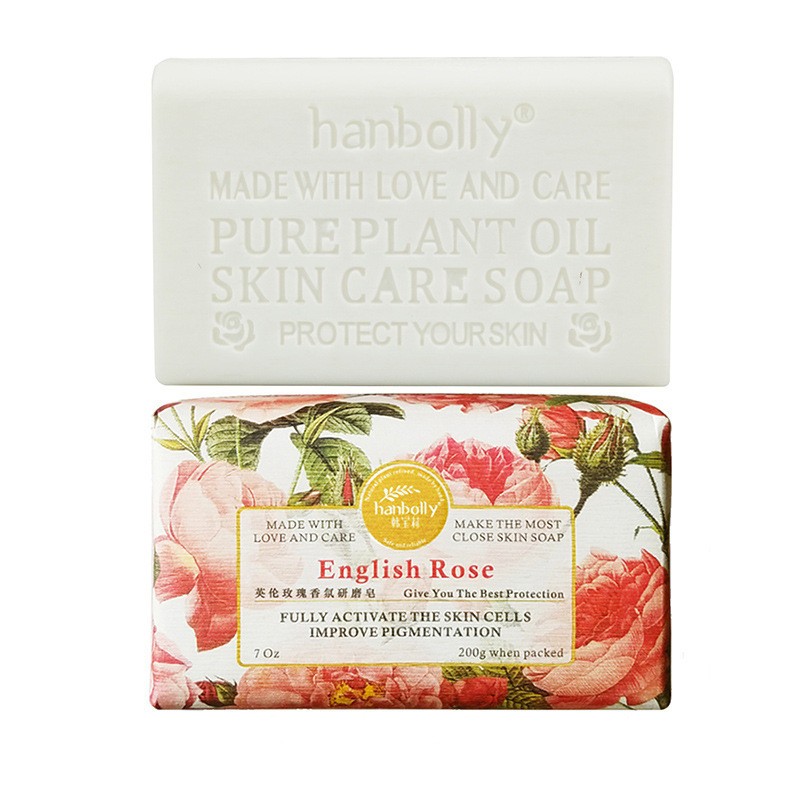 200G HANDBOLLY Pure Plant Oil SkinCare Soap Body Soap Hand