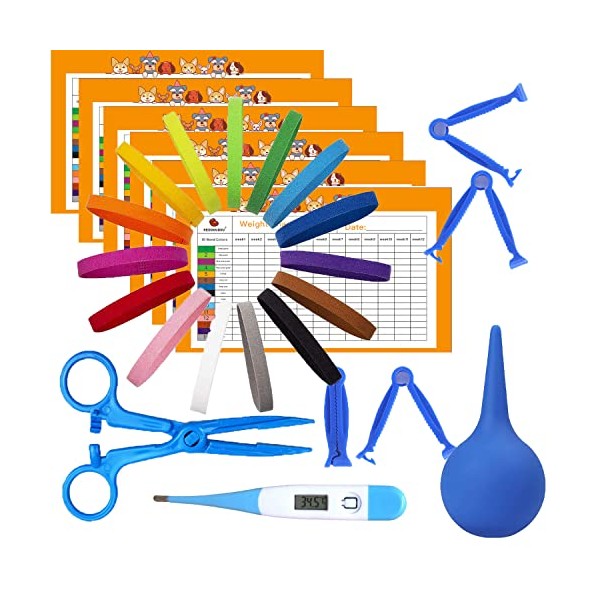 Puppy Kitten Whelping Kit, Newborn Dogs Cats Pet Whelping Kit