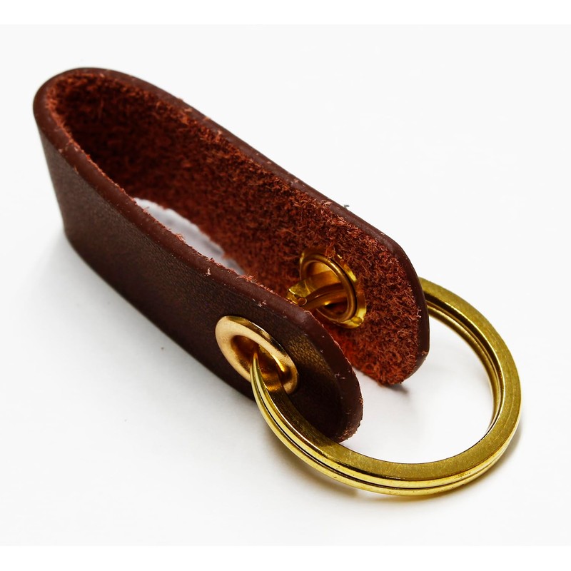Axisco Leather Net Belt, Brown, 2.0 inches (50 mm)