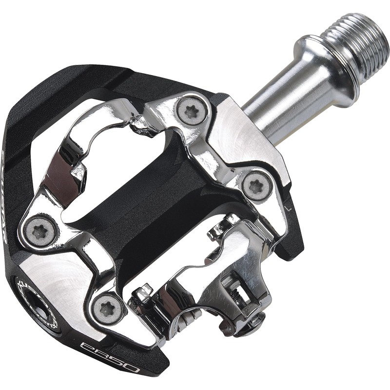 Exustar Unisex's E-PR50 Clipless Pedal, Black/Silver