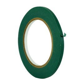 WOD MTC5 Colored Masking Tape, Green, 1/4 inch x 60 yds. Colorful Teacher Painters Tape for Fun DIY Art & Crafts, Lab Labeling, Writable & Classroom Decorations