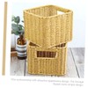 VILLFUL Elegant Desktop Basket Woven Storage Basket for Office Kitchen