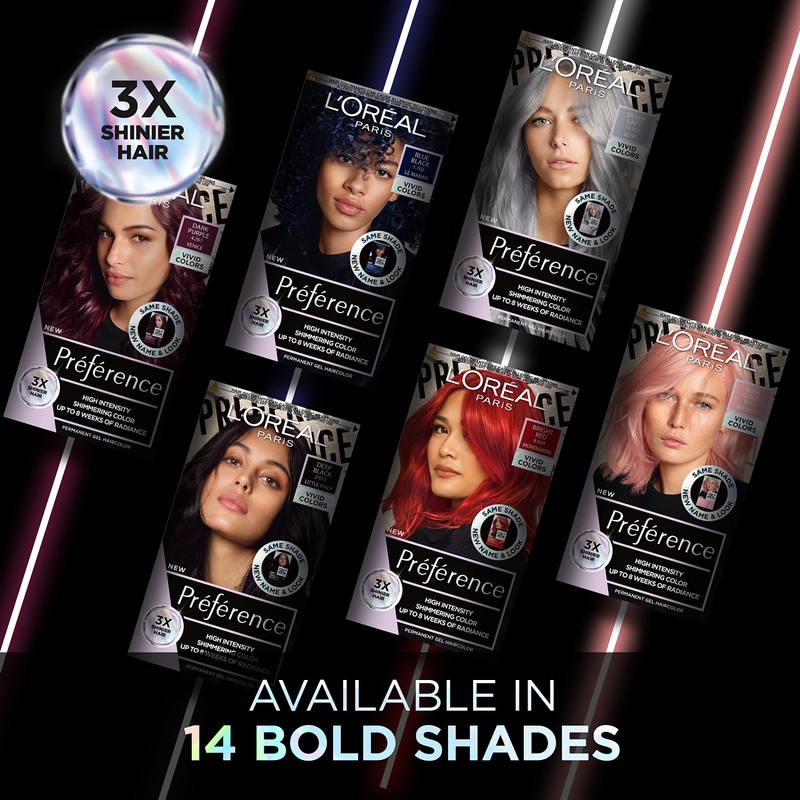 L'Oréal Paris Permanent Hair Colour, Long-Lasting Shine and Intense Colour,