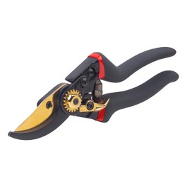 Meister Secateurs with Bypass Blade - Titanium Alloy & Non-Stick Coating - Suitable for Soft Wood & Fresh Wood - For Precise Cuts / Rose Shears / Bypass Scissors / 9719010