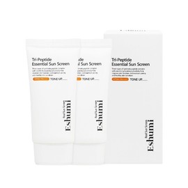 애슈미 트리 펩타이드 에센셜 톤업 선 블록 50g-2개 선크림 SPF50+ PA++++ 톤업 Ashmi Tree Peptide Essential Tone-up Sun Block 50g - 2pcs Sunscreen SPF50+ PA++++ Tone-up