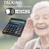 Talking Desk Calculator for Low Vision,Basic Desktop Calculators with Big