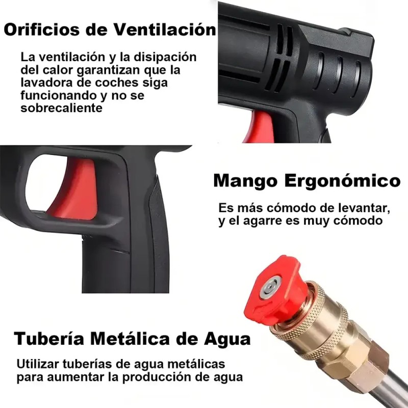 Hidrolavadora HiTone HT98 negro