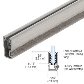 Gordon Glass® Universal Retrofit Storm Window Frame, Custom Length (Mill)