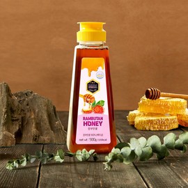 Ipeun (현대Hmall)이푸른 벌꿀 천연 Rambutan꿀 500g Hyundai Hmall Blue Honey Natural Rambutan Honey 500g