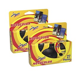 Novocolor Disposable Cameras with Flash