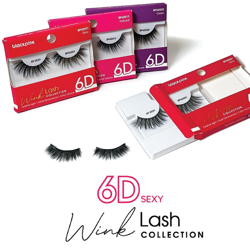 BlackPink Wink Lash Collection False Eyelashes 6D Lash Multi Dimensional