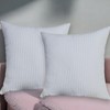 Seechoo Corduroy Cushion Covers, Set of 2, 45 x 45