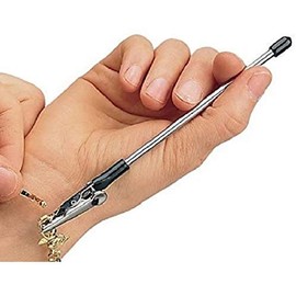 Miles Kimball Bracelet Tool Jewelry Helper - Fastening and Hooking Equipment for Necklace, Watch & Jewelry Clasps and Closures - Portable, Easy-to-Use, Made of Metal - Helps Prevent Wrist Strain - 6"