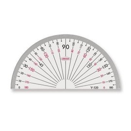 Gakuno 9cm Acrylic Protractor