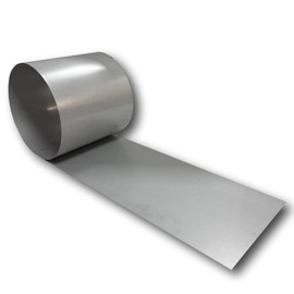 Eagle 1-24 Gauge KYNAR 500 Sheet Metal Flashing Rolls-10 FT Long-Heavy Duty-Commercial Grade-Roofing Flashing, Fascia Cover, Coping Cap-Multiple Sizes (6" x 10 FT, Paintable Steel)
