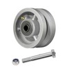 LONGRUNFORU 4" X 2" Sliding Gate Wheels, Cast Iron V