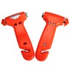 MOTORBUDDY 2-Pack Car Safety Hammer Seatbelt Cutter, Auto Emergency Escape