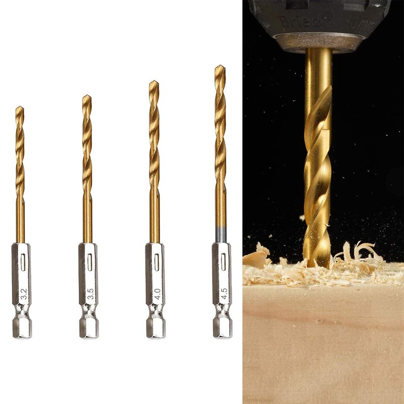 SeonFook 16 Piece Drill Bit Set, Hexagonal Shaft, Drill 0.06
