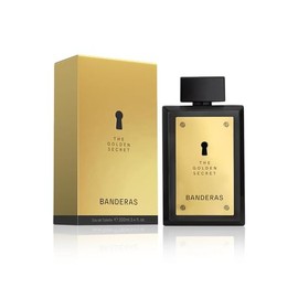 Banderas Perfumes - The Golden Secret - Eau de Toilette Spray for Men - Long Lasting - Masculine, Casual and Elegant Fragrance - Mint, Apple and Spicy Notes - Ideal for Day Wear - 6.7 Fl Oz