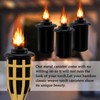 TaoTazon 12oz Torch Replacement Canisters, Bamboo Lantern Refillable Torches, Decorative