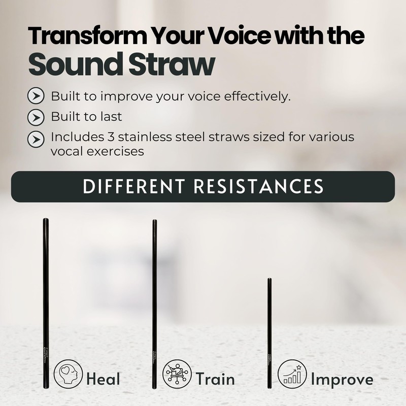 Sound Straw Vocal Training and Healing Aid