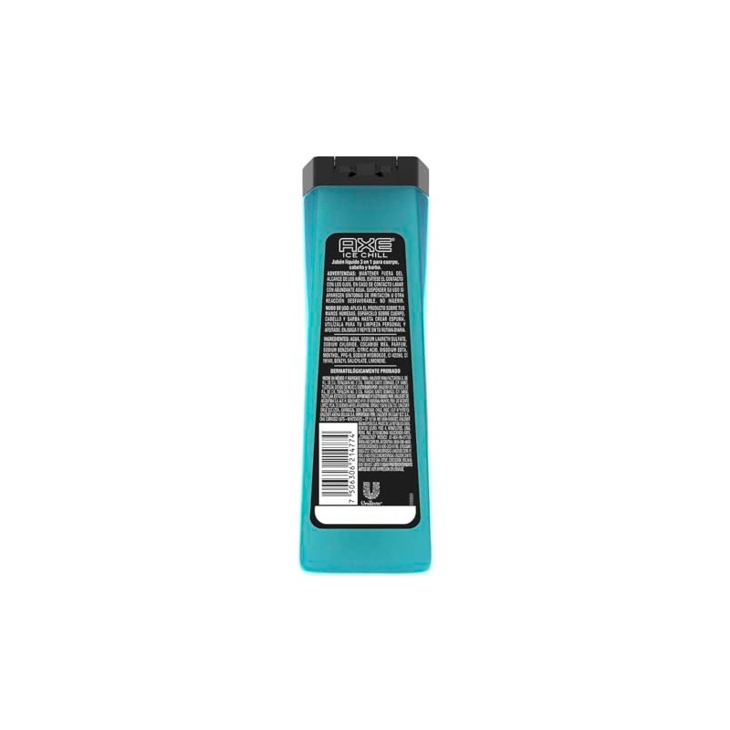 Jabón líquido 3 en 1 Axe Ice Chill 400 ml