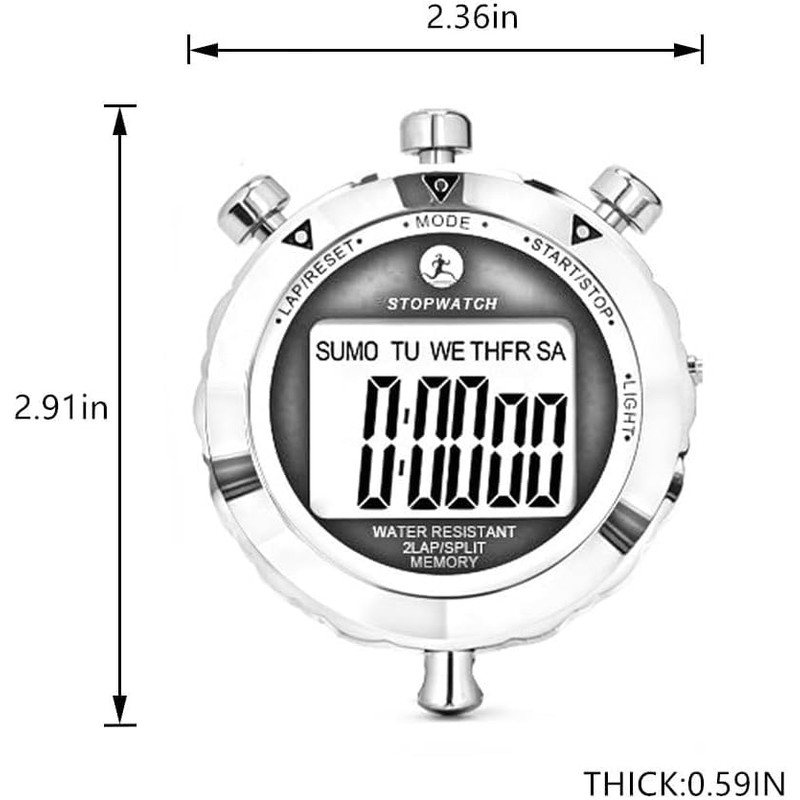 Rolilink Stopwatch,Metal Stop Watch for Sports Stopwatches Timer for Sports