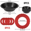 Meanplan Pie Dish Set Including Mini Pie Pans Nonstick 5