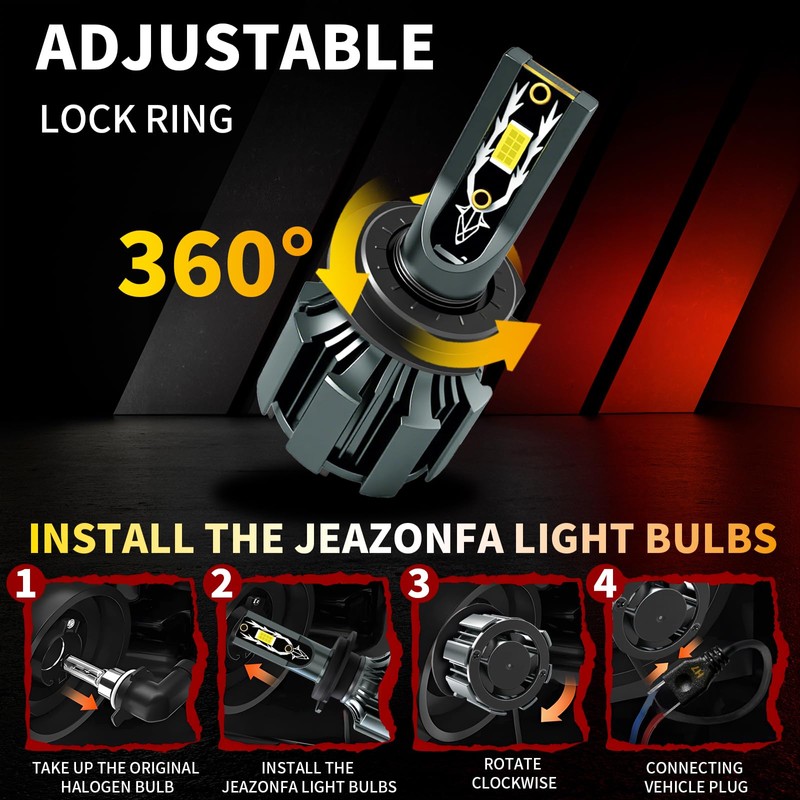 JEAZONFA Fit For Sonata 2011 2012 2013 2014 Light Bulbs