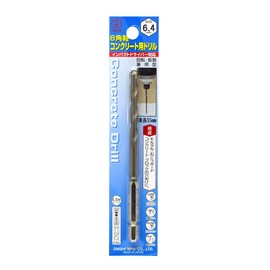 Onishi Kogyo Hexagonal Shaft Concrete Drill (NO.24) 0.25 inches (6.4 mm)