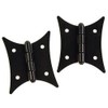 Van Dyke's Restorers Classic Steel Flush Mount Butterfly Hinge, 2 3/8", Black