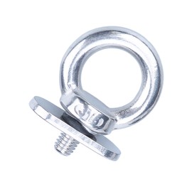 Thorn Track Mount Tie Down Eyelets, M6 Metal Eye Bolts, 316 Stainless Steel, Hold Bungee Cord or Ropes Up to 0.6 Inch, Pack of 6