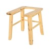 AMGBYMGB Wooden U-Shape Steam Seat with Four Legs,Yoni Steamer Stool,Yoni