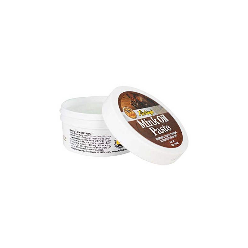 Fiebing's Mink Oil Paste weatherproofer/waterproofer for Boots, Shoes, & Leather